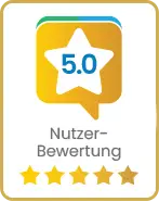 Unsere Kunden geben uns regelmäßig sehr positive Bewertungen.